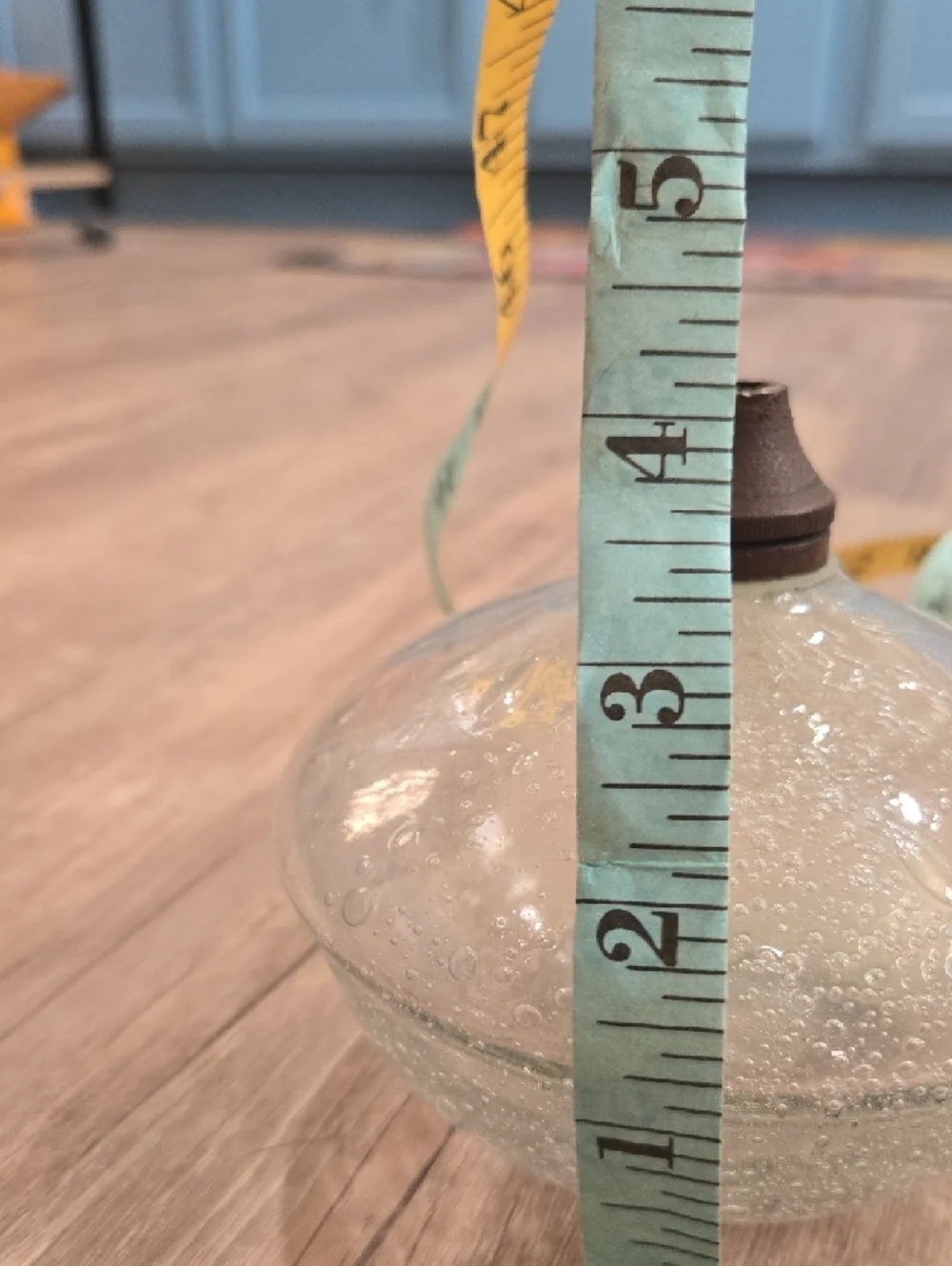 Vintage Glass Oil Lamp. No Wick